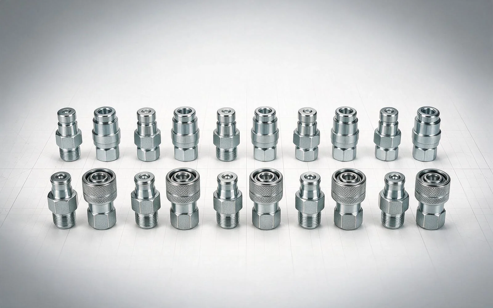 High Pressure Hydraulic Quick Disconnect Couplers for Machinery