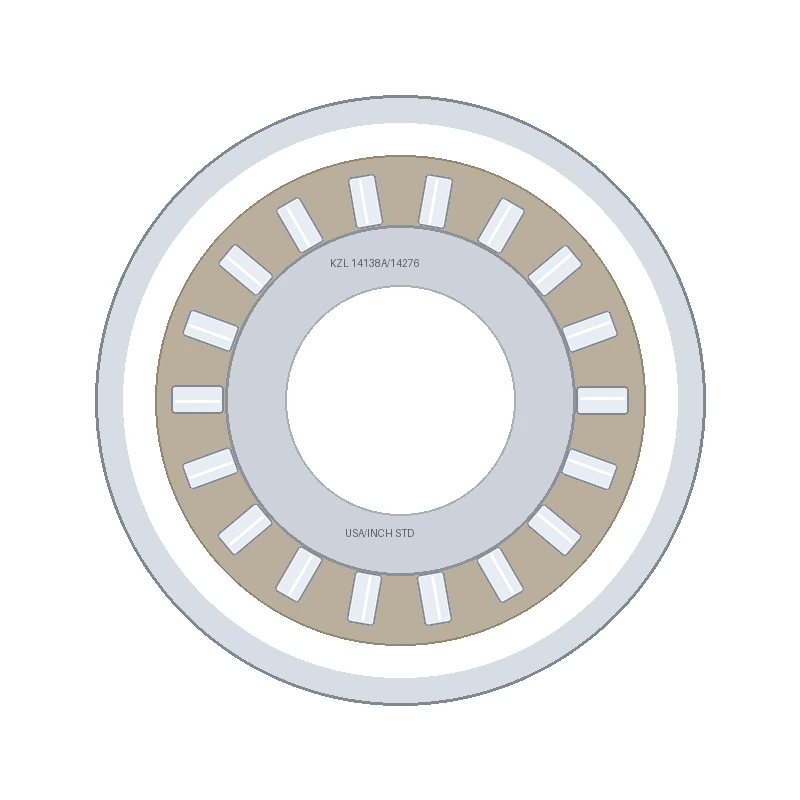 Inch Tapered Roller Bearing Set 14138A/14276