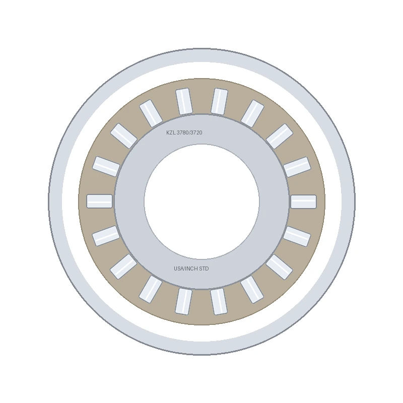 Inch Tapered Roller Bearing Set 3780/3720