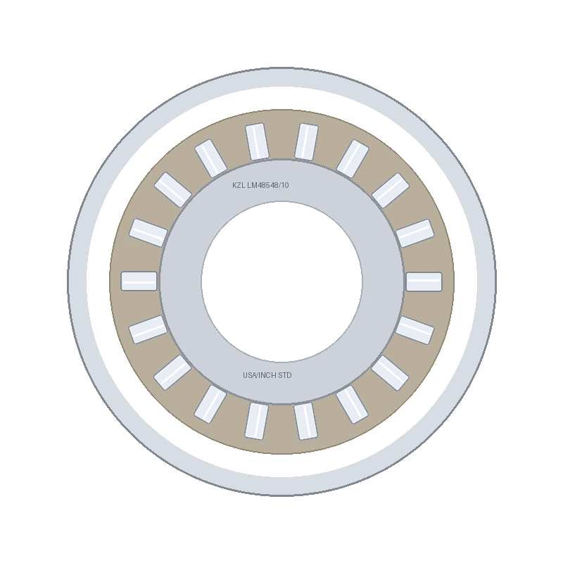 Inch Tapered Roller Bearing Set LM48548/LM48510