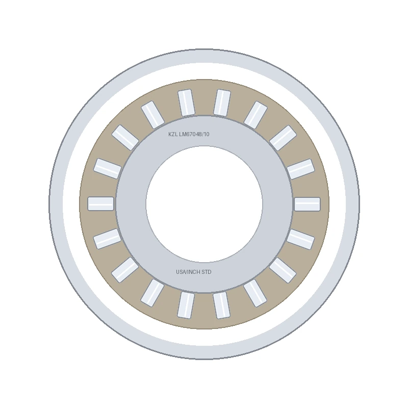 Inch Tapered Roller Bearing Set LM67048/LM67010
